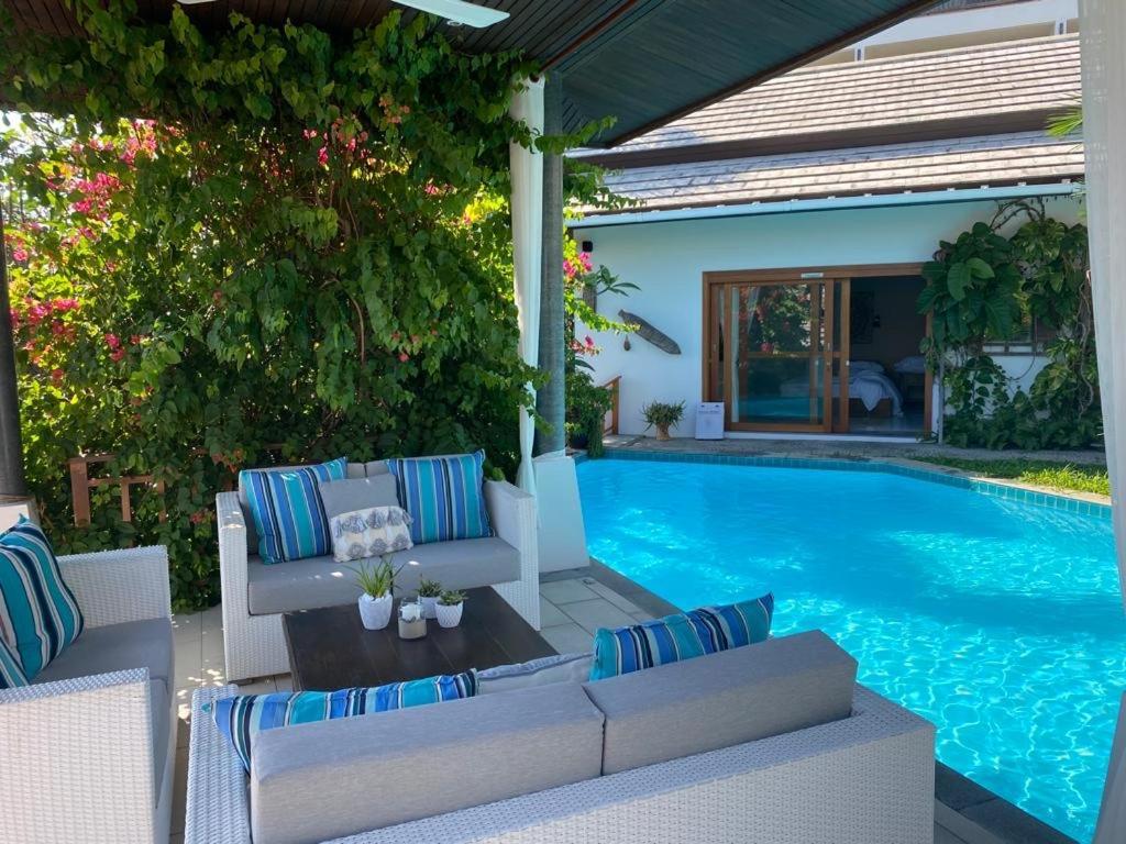 Samui Blu, Villa With Private Pool Choeng Mon Buitenkant foto