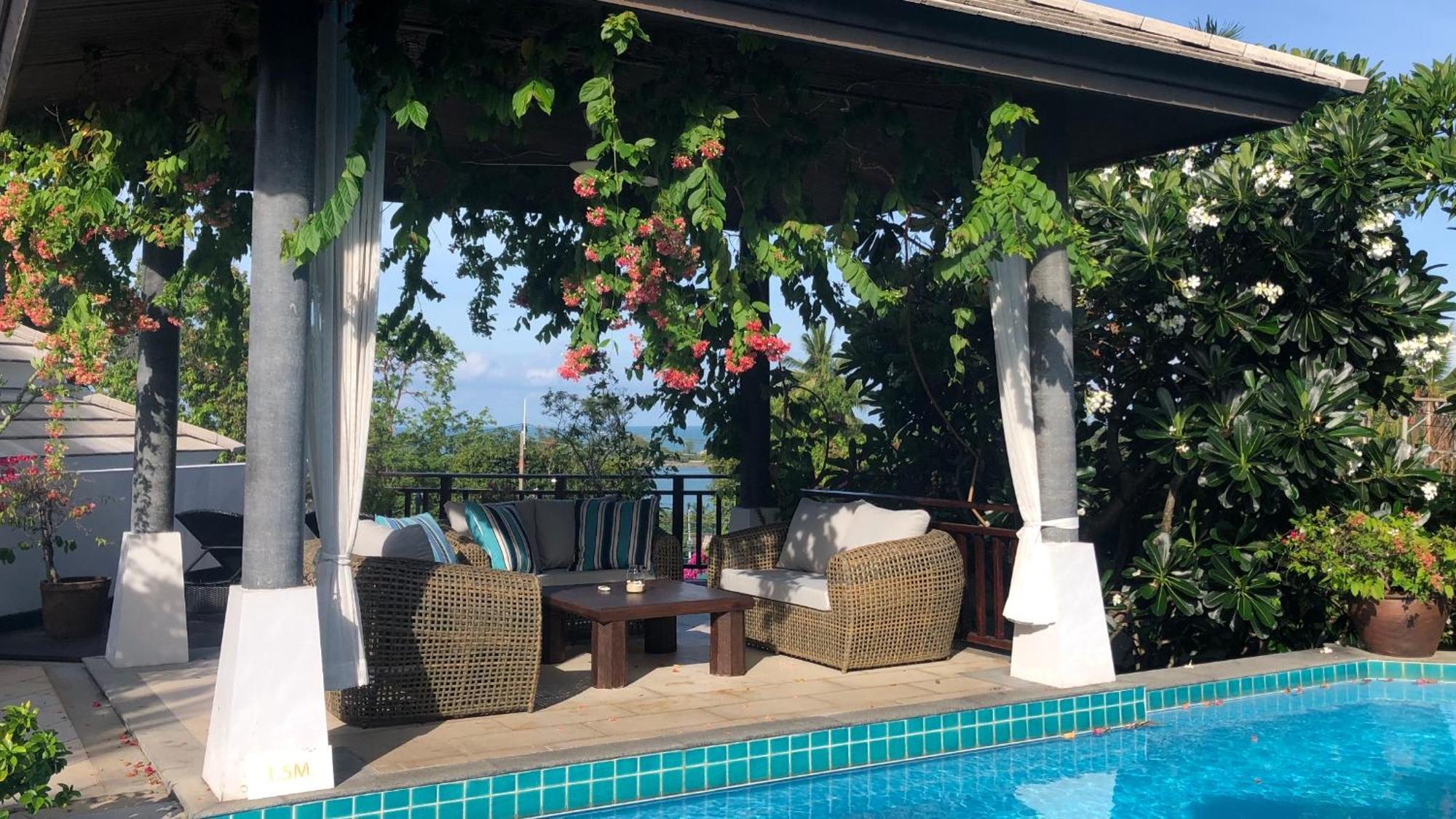 Samui Blu, Villa With Private Pool Choeng Mon Buitenkant foto