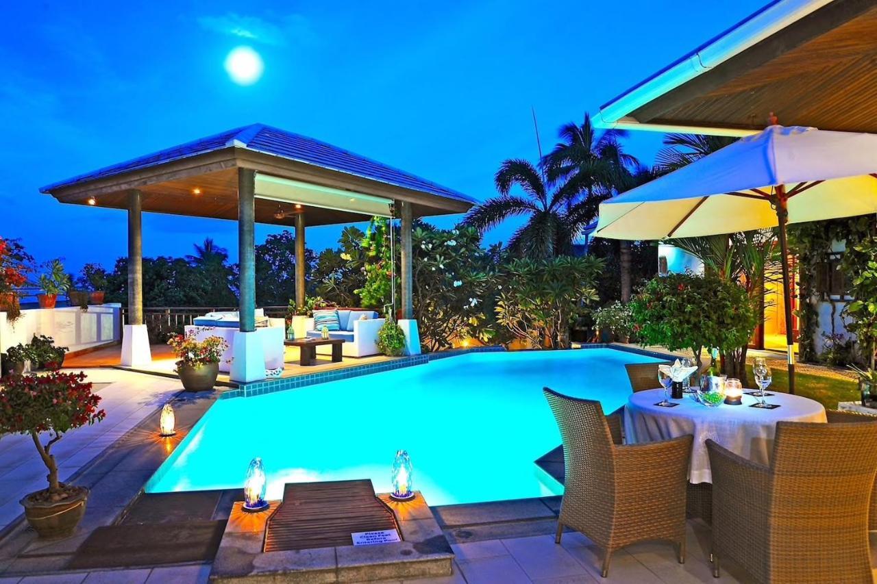 Samui Blu, Villa With Private Pool Choeng Mon Buitenkant foto